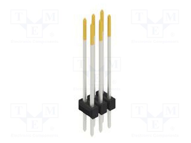 Connector: pin strips; pin header; male; PIN: 6; 2.54mm; THT; 2x3