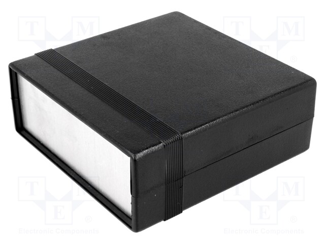 Enclosure: with panel; 1598; X: 135mm; Y: 134mm; Z: 50mm; ABS; black