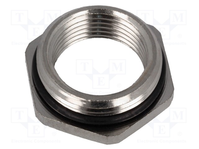 Reduction of threads for glands; Int.thread: M20; brass; nickel