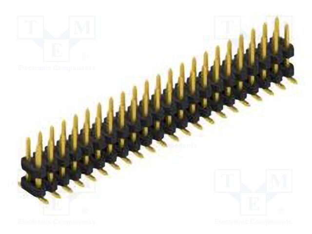 Connector: pin strips; pin header; male; PIN: 44; 2mm; SMT; 2x22