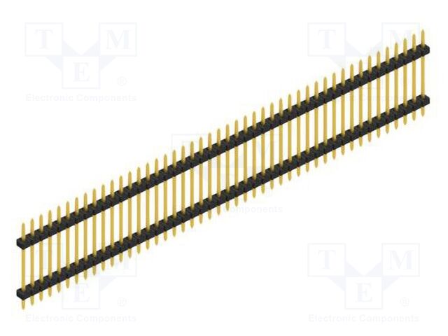 Connector: pin strips; pin header; male; PIN: 46; 2mm; THT; 1x46