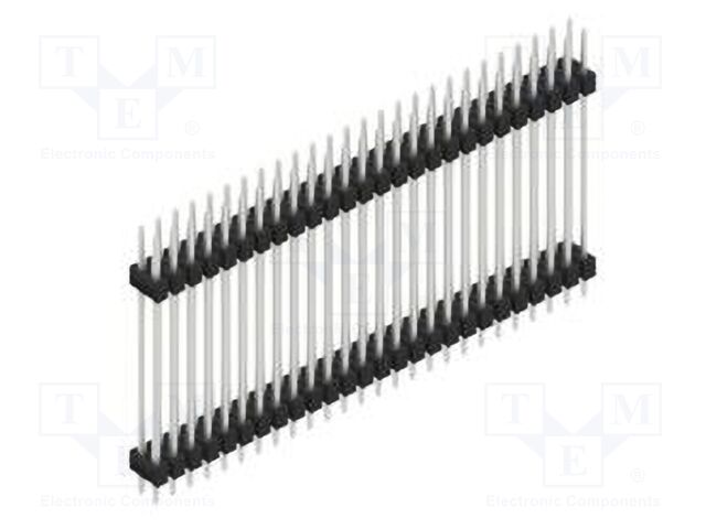 Connector: pin strips; pin header; male; PIN: 52; 2.54mm; THT; 2x26