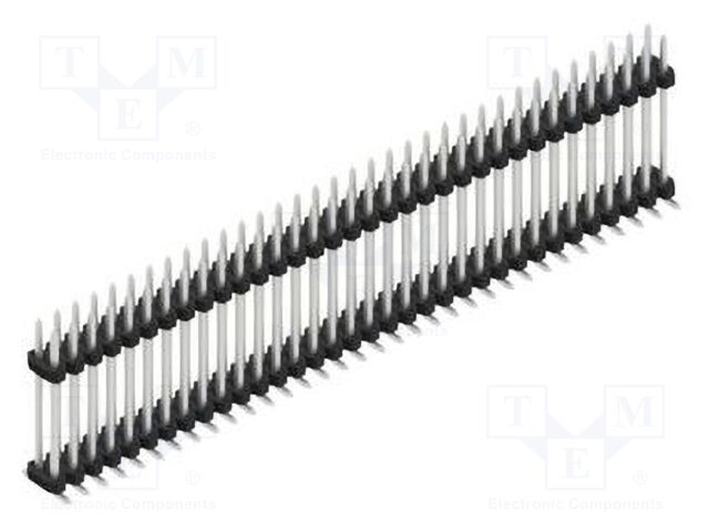 Connector: pin strips; pin header; male; PIN: 68; 2mm; SMT; 2x34