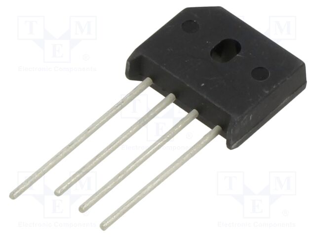 Bridge rectifier: single-phase; Urmax: 1kV; If: 8A; Ifsm: 300A; flat