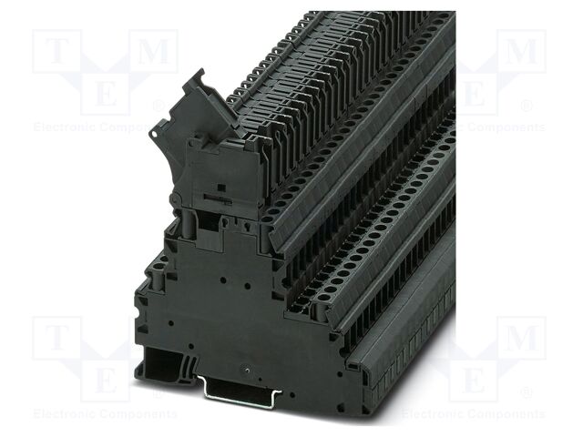 Splice terminal: rail; UT; 28A; 500V; screw terminal; PA; L: 94.5mm