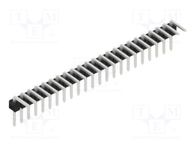 Connector: pin strips; pin header; male; PIN: 23; 2.54mm; THT; 1x23