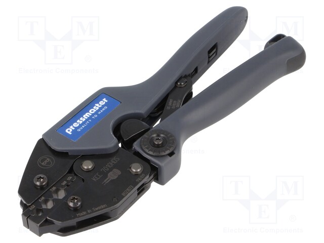 Tool: for crimping colaxial/RF connectors; 204mm