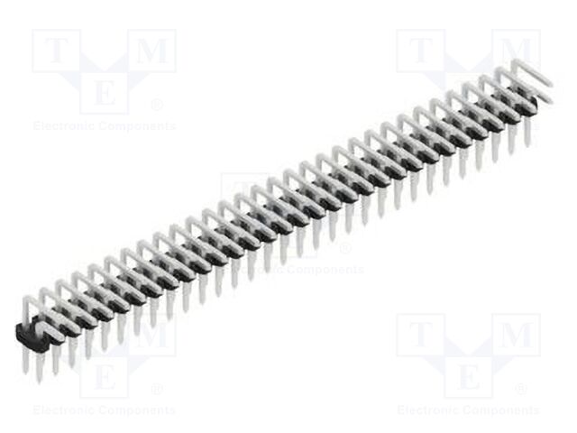 Connector: pin strips; pin header; male; PIN: 62; 2mm; THT; 2x31