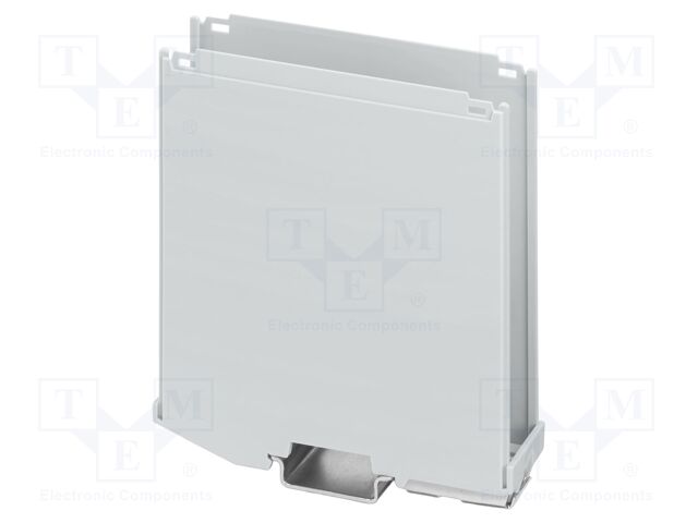 Enclosure base; with terminals; grey; UL94V-0; ICS25; X: 108.35mm