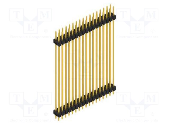 Connector: pin strips; pin header; male; PIN: 34; 2.54mm; THT; 2x17