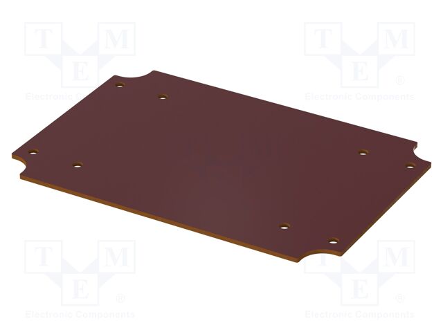 Mounting plate; laminated paper; 2mm