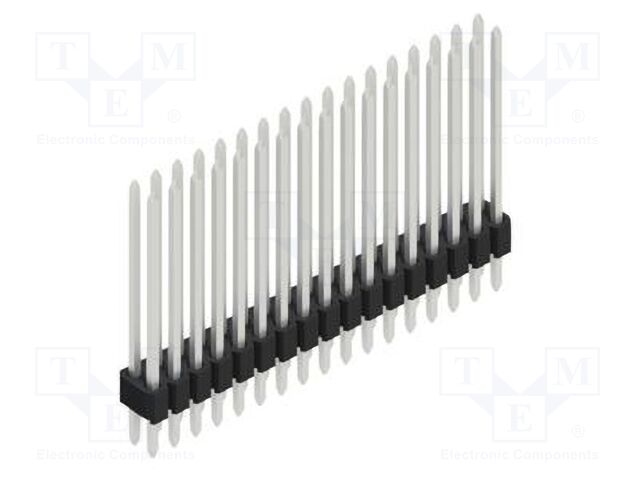 Connector: pin strips; pin header; male; PIN: 34; 1.27mm; THT; 2x17