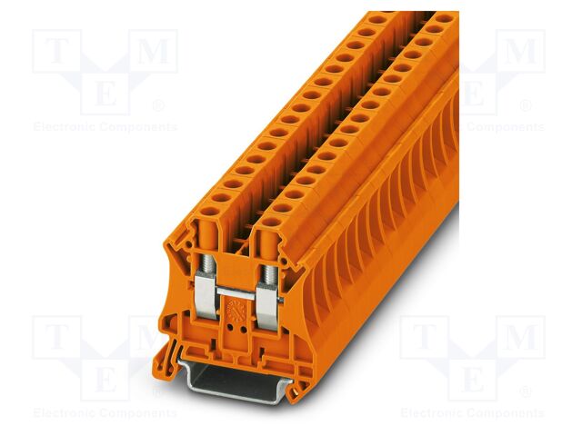 Splice terminal: rail; UT; PA; terminals: 2; W: 8.2mm; H: 47.7mm