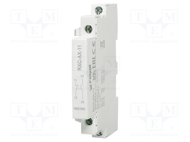 Accessories: auxiliary contacts; 4A; NC + NO; side; IP20; -5÷60°C