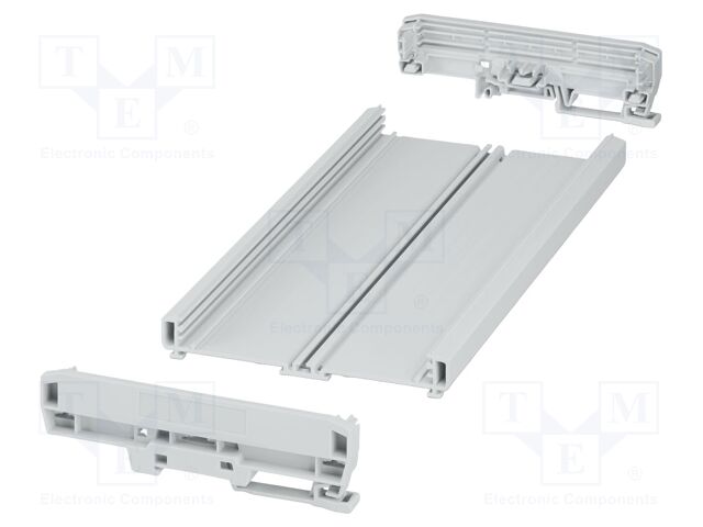 Enclosure: for DIN rail mounting; Y: 142.3mm; X: 253.8mm; PVC