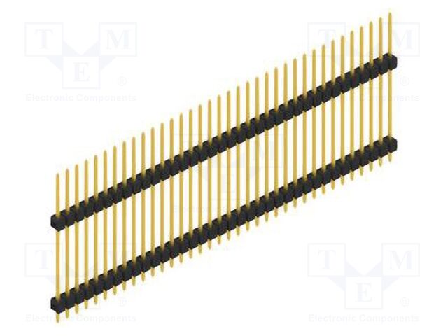 Connector: pin strips; pin header; male; PIN: 36; 2.54mm; THT; 1x36
