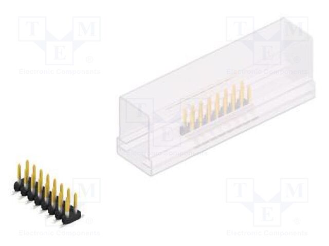 Connector: pin strips; pin header; male; PIN: 16; 2mm; SMT; 2x8; 100V