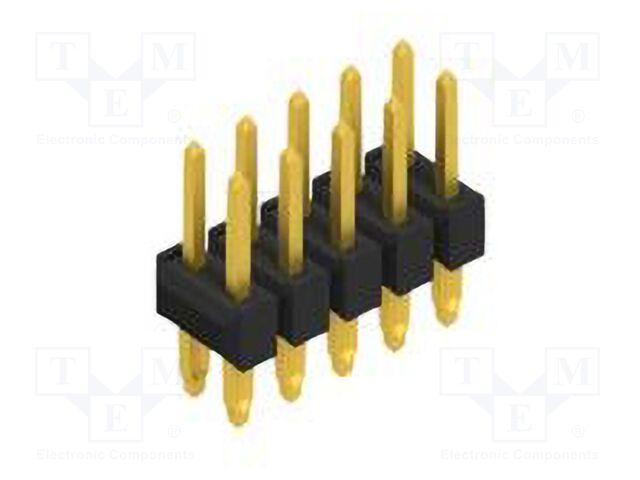 Connector: pin strips; pin header; male; PIN: 10; 2.54mm; THT; 2x5