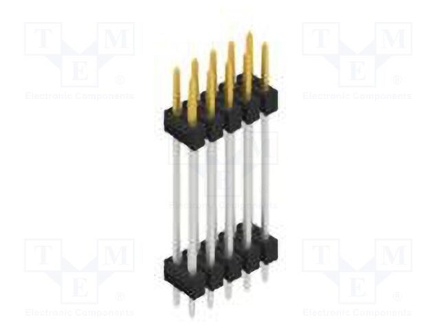 Connector: pin strips; pin header; male; PIN: 10; 2.54mm; THT; 2x5