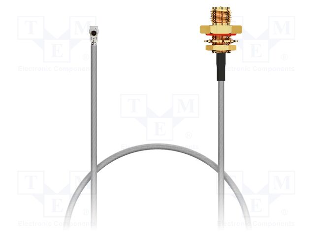 Cable; IPEX MHF 4L LK,RP-SMA female; angled,straight; -40÷85°C