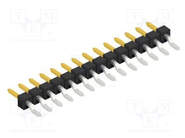 Connector: pin strips; pin header; male; PIN: 14; 2.54mm; SMT; 1x14