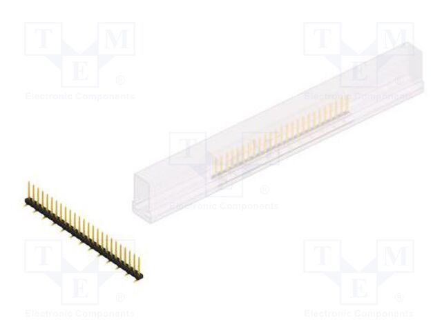 Connector: pin strips; pin header; male; PIN: 25; 2mm; SMT; 1x25