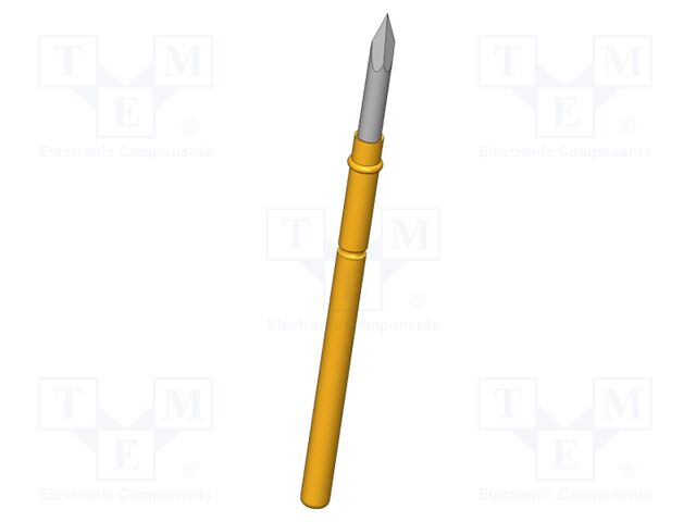 Test needle; Operational spring compression: 4mm; 5A; Ø: 1.3mm