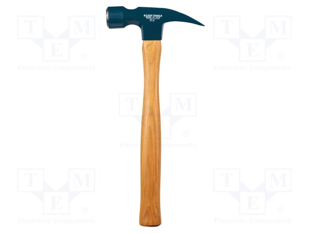 Hammer; fitter type; 178mm; 900g; carbon steel; wood
