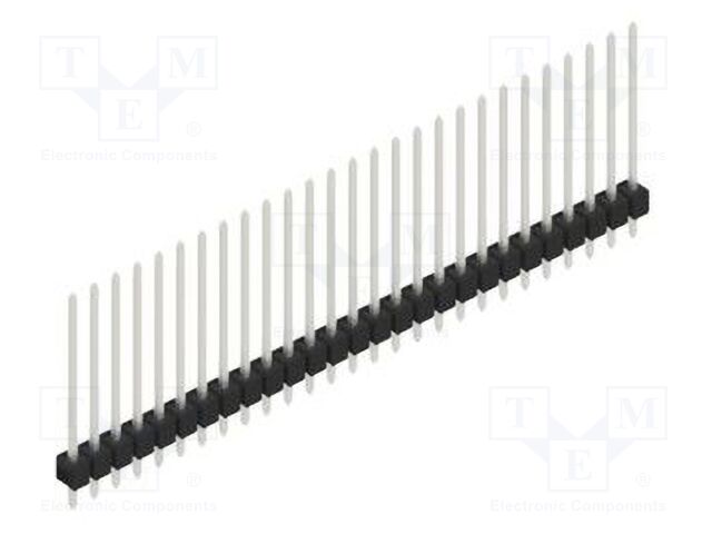 Connector: pin strips; pin header; male; PIN: 27; 2.54mm; THT; 1x27