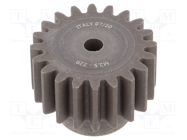 Spur gear; whell width: 40mm; Ø: 55mm; Number of teeth: 20; ZCL