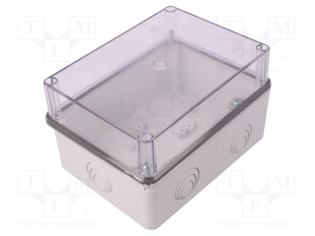 Enclosure: junction box; X: 109mm; Y: 149mm; Z: 54mm; ABS; IP55