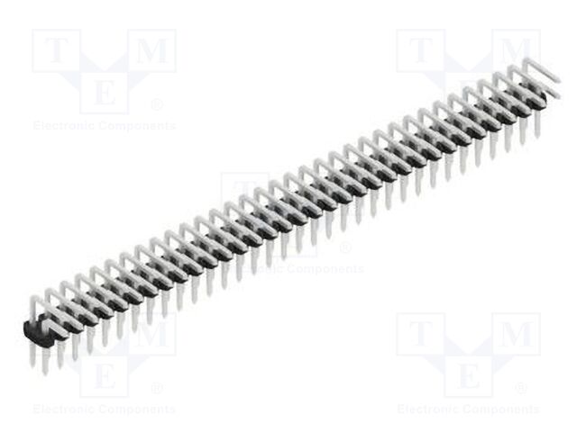 Connector: pin strips; pin header; male; PIN: 68; 2mm; THT; 2x34