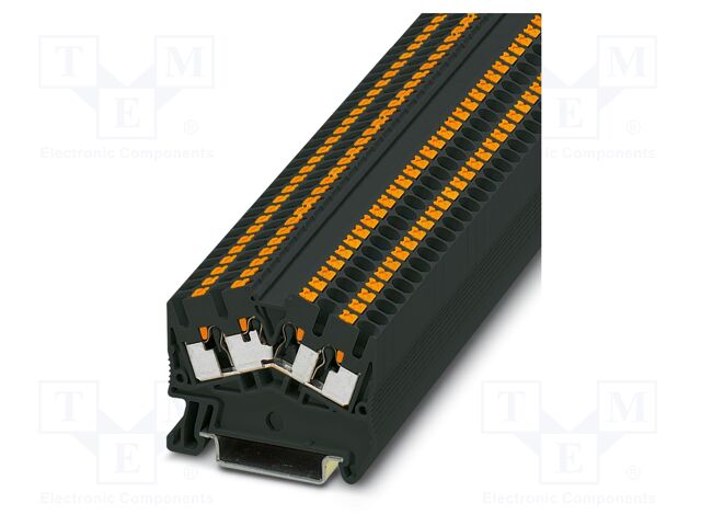 Splice terminal: rail; PTS; PA; terminals: 4; W: 5.2mm; H: 49mm