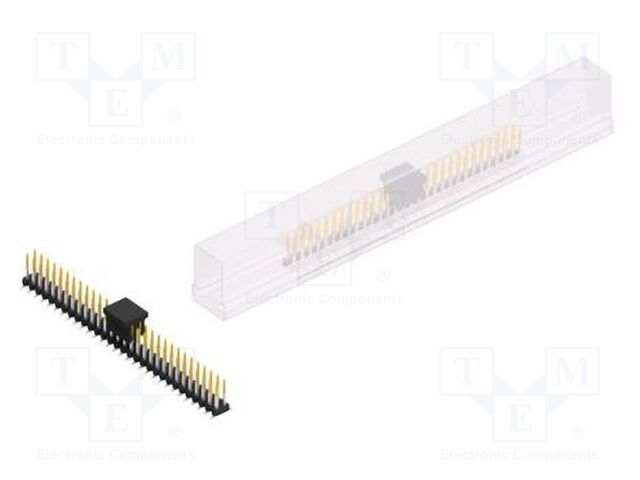 Connector: pin strips; pin header; male; PIN: 60; 2mm; SMT; 2x30