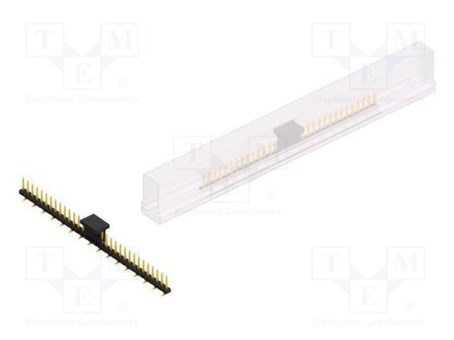 Connector: pin strips; pin header; male; PIN: 32; 2mm; SMT; 1x32