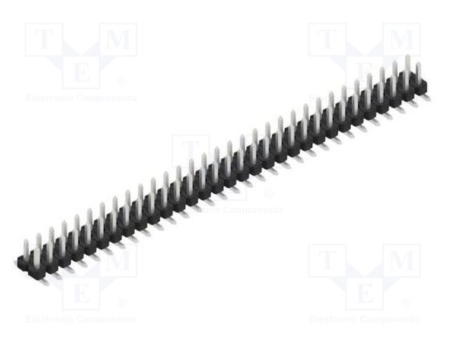 Connector: pin strips; pin header; male; PIN: 62; 2.54mm; SMT; 2x31