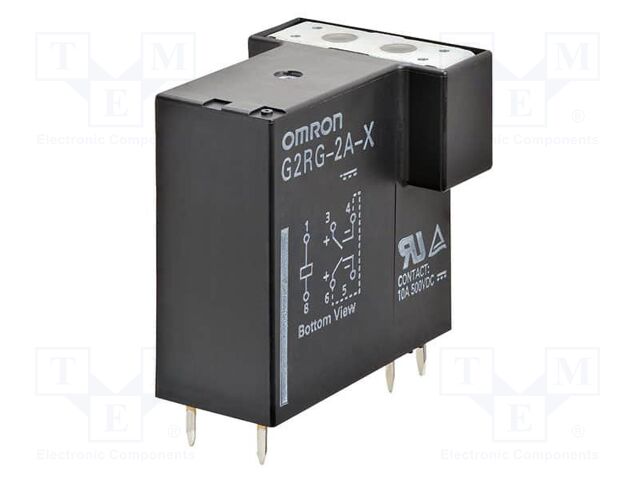 Relay: electromagnetic; DPST-NO; Ucoil: 24VDC; Icontacts max: 10A
