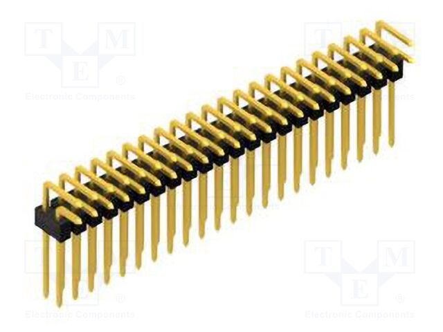 Connector: pin strips; pin header; male; PIN: 44; 2.54mm; THT; 2x22