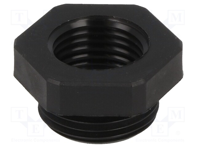 Reduction of threads for glands; Int.thread: M16; polyamide