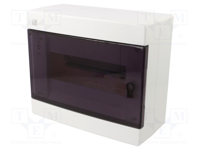 Enclosure: for modular components; IP40; white; No.of mod: 8