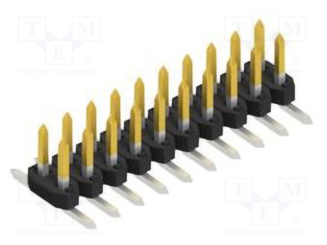 Connector: pin strips; pin header; male; PIN: 20; 2mm; SMT; 2x10