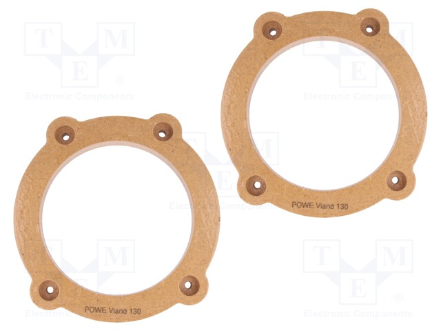 Spacer ring; MDF; 130mm; Mercedes; impregnated,varnished