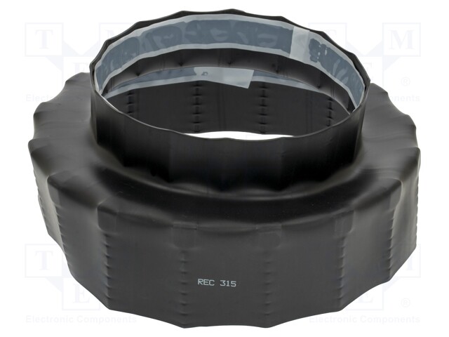 Heat shrink boot; 335/236mm; black; No.of term: 1