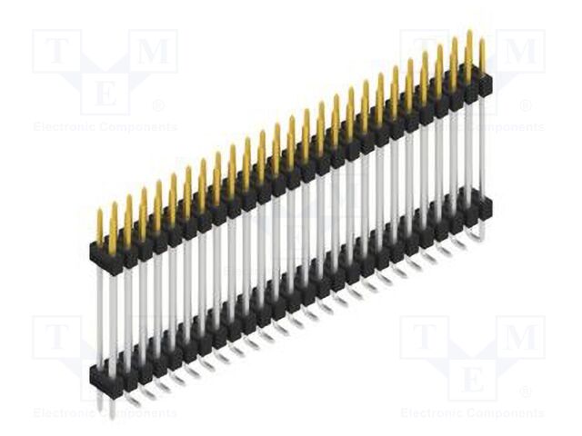 Connector: pin strips; pin header; male; PIN: 52; 2.54mm; SMT; 2x26