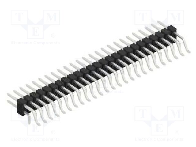 Connector: pin strips; pin header; male; PIN: 50; 2.54mm; SMT,THT