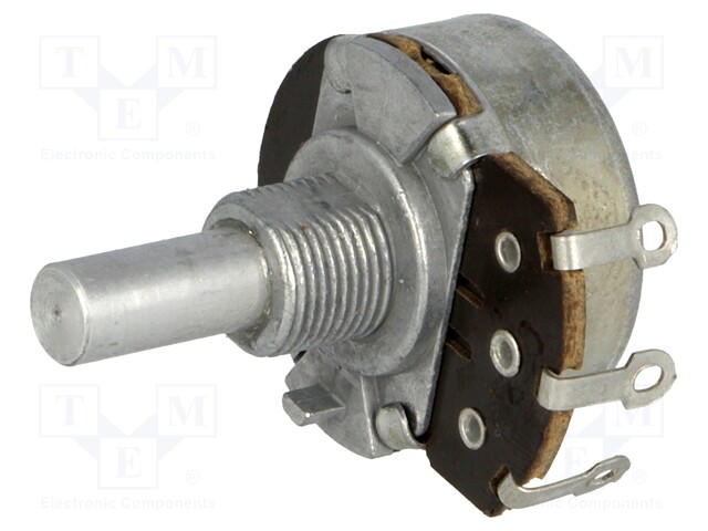 Potentiometer: shaft; single turn; 1MΩ; 500mW; ±20%; soldered; 6mm