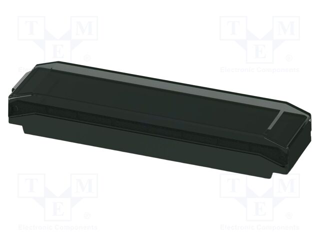 Upper housing; black; ICS25; X: 25mm; Y: 101mm; Z: 14.35mm