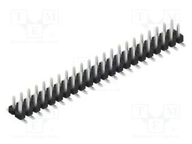 Connector: pin strips; pin header; male; PIN: 44; 2.54mm; SMT; 2x22