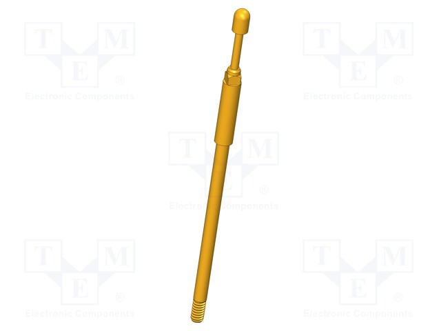 Test needle; Operational spring compression: 4mm; 8A; Ø: 2mm; 3N