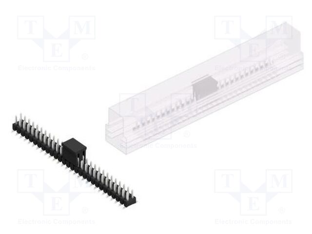 Connector: pin strips; pin header; male; PIN: 56; 2.54mm; SMT; 2x28